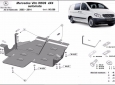 Scut metalic cutie de viteză și reductor Mercedes Vito W639, varianta 4x4 automată 49