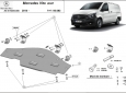 Scut metalic pentru sistemul Stop&Go Mercedes Vito W447, 4x2, 1.6 D 49