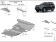 Scut motor din aluminiu Toyota Land Cruiser 150 49