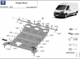 Scut motor din aluminiu Peugeot Boxer 50