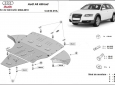 Scut motor Audi A6 Allroad 2 - cu lateral 51