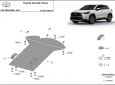 Scut antifurt din aluminiu pentru catalizator Toyota Corolla Cross 51