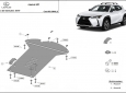 Scut antifurt din aluminiu pentru catalizator Lexus UX 51
