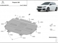 Scut motor din aluminiu Peugeot 308 51