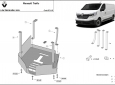 Scut antifurt catalizator pentru Renault Trafic 55