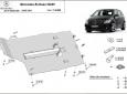 Scut motor și cutie de viteză Mercedes B-Class 55