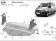 Scut motor din aluminiu Nissan Interstar 63