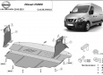 Scut motor din aluminiu Nissan NV400 63