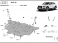 Scut motor din aluminiu Audi Q2 63