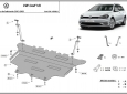 Scut motor din aluminiu VW Golf 7 63