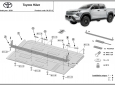 Scut metalic reductor Toyota Hilux 63