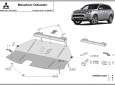 Scut motor din aluminiu Mitsubishi Outlander 63