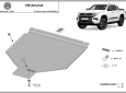 Scut cutie de viteza Volkswagen Amarok  - Aluminium 63