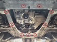 Scut motor din aluminiu Dacia Logan 55