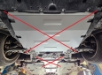 Scut antifurt din aluminiu pentru catalizator Lexus UX 60