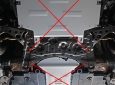 Scut antifurt din aluminiu pentru catalizator Lexus UX 68